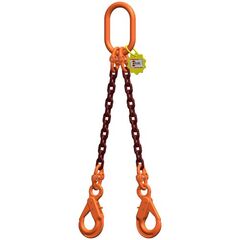  2-Strang-Kettengehänge, mit PAS-Kette mit Standard-Aufhängering McBULL® 2-Strang-Kettengehänge, GK10, PAS-Kette, 8 mm, 1 Meter, Typ5 12401975