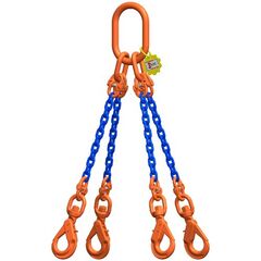  4-Strang-Kettengehänge, mit Sondergüte-Kette mit Standard-Aufhängering McBULL® 4-Strang-Kettengehänge, GK10, Sondergüte-Kette, 8 mm, 1 Meter, Typ7 12402358