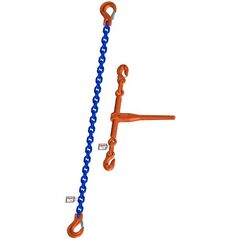 2-teilige, mit Sondergüte-Kette (ohne H-Stempel) McBULL® 2-teilige-Zurrkette, GK10, Sondergüte-Kette, 13 mm, 1 Meter 12402619