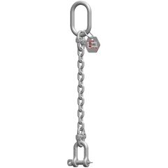  mit Standard-Aufhängering McBULL® 1-Strang-Kettengehänge, GK6 (INOX), 6 mm, 1 Meter, Typ9 12402846