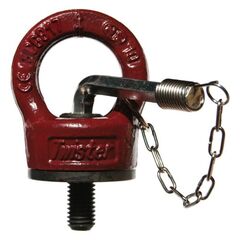  Ringschrauben, variabel, kugelgelagert, mit Schlüssel CARTEC® Ringschraube mit Imbusschlüssel (drehbar-kugelgelagert), GK10, M24, 3200 kg (90°)/3200 kg (0°) 12403416