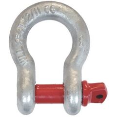  Hochfeste Schäkel, geschweifte Form, mit Augbolzen McBULL® Schäkel, hochfest, geschweift, Augbolzen, 3/16", 0,33 t 12403469