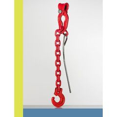  Konfektionierte Forst-Chokerketten, mit Durchstecknadel und Kuppelschlitzring McBULL® Forst-Chokerkette(vierkant), GK8, 8 mm, 3 m, 4500 daN 12403706