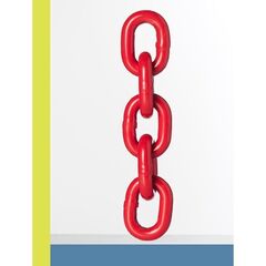  Forst-Rundstahlketten McBULL® Forst-Rundstahlkette, GK8, rot, 10 mm 12403753