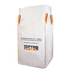  Big Bags TECTOR Bigbag Mineralwolle, 4 Hebeschlaufen, 90x90x120 cm, 970 kg 12391942