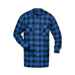  Oberteile Craftland *MICHIGAN* FLANELLHEMD, BLAU/SCHWARZ KARIERT Gr.  XL  (43/44) 12394221