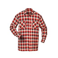  Oberteile Craftland *DELAWARE* FLANELLHEMD, ROT/BLAU/WEISS KARIERT Gr.  XXXXL (49/50) 12394372