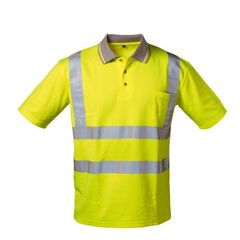  Oberteile Safestyle *TITUS* UV- UND WARNSCHUTZ-POLO-SHIRT GELB Gr.  5-XXXL (66/68) 12394395