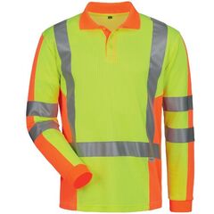  Oberteile Elysee *VEENDAM* UV- UND WARNSCHUTZ-LANGARM-POLO-SHIRT Gr.  5-XXXL (66/68) 12394495