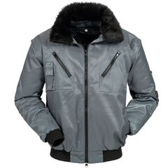  Bekleidung Jacken Norway *GRIMO* PILOTJACKE GRAU ÄRMEL ABNEHMBAR Gr.  1-M (50/52) 12393284