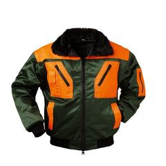  Bekleidung Jacken Norway *ROTDORN* WALDARBEITER PILOTJACKE, GRÜN/ORANGE Gr.  0-S (46/48) 12393695