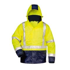  Bekleidung Jacken Safestyle *ALF* 3IN1 WARNSCHUTZJACKE GELB/MARINE Gr.  1-M (50/52) 12392903