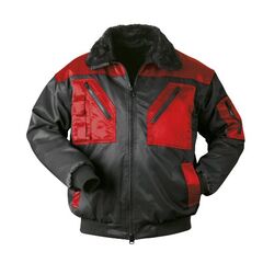  Bekleidung Jacken Norway *LEVANGER* PILOTJACKE SCHW/ROT ÄRMEL ABNEHMBAR Gr.  0-S (46/48) 12392959