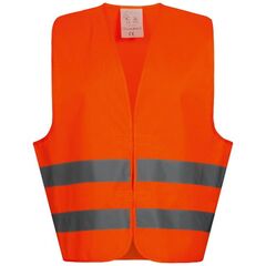  Arbeitskleidung Wica Tex *OSKAR* POLYESTER-WARNWESTE ORANGE WICA-TEX 12394632