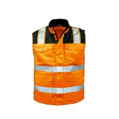  Bekleidung Westen Elysee *MIRKO* WARNSCHUTZWESTE ORANGE/SCHWARZ Gr.  5-XXXL (66/68) 12394604