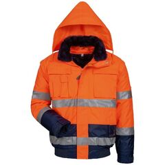  Bekleidung Jacken Elysee *VOLKER* WARNSCHUTZPILOTJACKE, ORANGE/MARINE Gr.  3-XL (58/60) 12393245