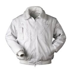  Bekleidung Jacken Norway *BERGEN* PILOTJACKE WEISS ÄRMEL ABNEHMBAR Gr.  0-S (46/48) 12392969