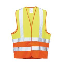  Bekleidung Westen Wica Tex *HAJO* POLYESTER-WARNWESTE MIT SCHULTERREFLEX 12394568