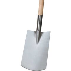 Aktions-Rohrdüllspaten Gärtner Form, poliertes Blatt Aktions-Rohrdüllspaten Gärtner Form ohne Tritt, poliertes Blatt mit T-Stiel 12380067