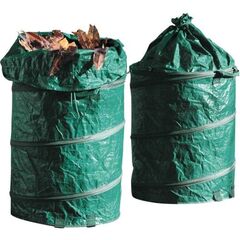 Pop-Up Gartensack verschließbar, hochreißfester Kunststoff, grün Pop-Up Gartensack verschließbar, hochreißfester Kunststoff, grün, Federring Durchmesser 56 cm 12379820