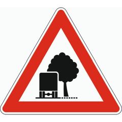  Gefahrenzeichen Verkehrszeichen 101-54 unzureichendes Lichtraumprofil, SL 900 mm, Alu 2 mm, RA3 12357095