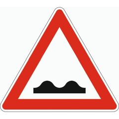  Verkehrsschilder und Straßenschilder ADCO Verkehrszeichen 112 Unebene Fahrbahn, SL 900 mm, Alu 2 mm, RA2 12355896