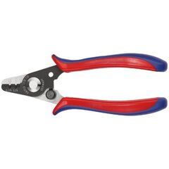  Abisolierzange für Glasfaserkabel KNIPEX 12 82 130 SB Abisolierzange für Glasfaserkabel mit Kunststoff-Griffhüllen brüniert 130 mm 12380357