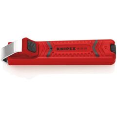  Abmantelungswerkzeuge mit Schleppklinge KNIPEX 16 20 28 SB Abmantelungswerkzeug mit Schleppklinge schlagfestes Kunststoffgehäuse 130 mm 12380405