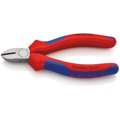  Schneidende Zangen Seitenschneider KNIPEX 70 02 125 Seitenschneider mit Mehrkomponenten-Hüllen schwarz atramentiert 125 mm 12380457