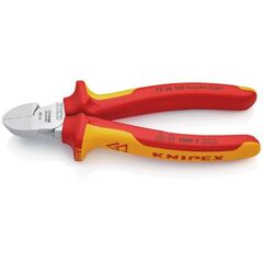  Schneidende Zangen Seitenschneider KNIPEX 70 26 160 Seitenschneider isoliert mit Mehrkomponenten-Hüllen, VDE-geprüft verchromt 160 mm 12380434
