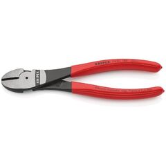  Schneidende Zangen Kraft-Seitenschneider KNIPEX 74 01 180 Kraft-Seitenschneider mit Kunststoff überzogen schwarz atramentiert 180 mm 12380474