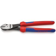  Schneidende Zangen Kraft-Seitenschneider KNIPEX 74 02 250 Kraft-Seitenschneider mit Mehrkomponenten-Hüllen schwarz atramentiert 250 mm 12380466