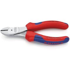  Schneidende Zangen Kraft-Seitenschneider KNIPEX 74 05 140 Kraft-Seitenschneider mit Mehrkomponenten-Hüllen verchromt 140 mm 12380469
