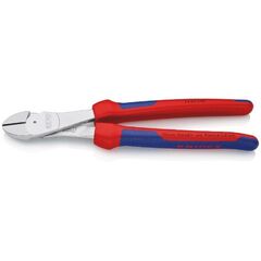  Schneidende Zangen Kraft-Seitenschneider KNIPEX 74 05 250 Kraft-Seitenschneider mit Mehrkomponenten-Hüllen verchromt 250 mm 12380484