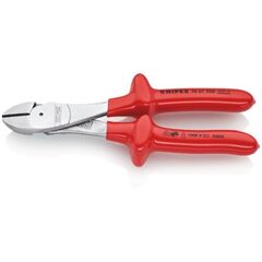  Schneidende Zangen Kraft-Seitenschneider KNIPEX 74 07 200 Kraft-Seitenschneider tauchisoliert, VDE-geprüft verchromt 200 mm 12380462