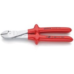  Schneidende Zangen Kraft-Seitenschneider KNIPEX 74 07 250 Kraft-Seitenschneider tauchisoliert, VDE-geprüft verchromt 250 mm 12380478