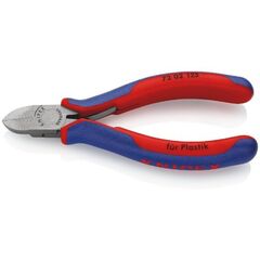 Seitenschneider für Kunststoff KNIPEX 72 02 125 Seitenschneider für Kunststoff mit Mehrkomponenten-Hüllen 125 mm 12380532