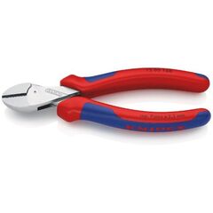  KNIPEX X-Cut® Kompakt-Seitenschneider hochübersetzt KNIPEX 73 05 160 X-Cut® Kompakt-Seitenschneider hochübersetzt mit Mehrkomponenten-Hüllen verchromt 160 mm 12380539