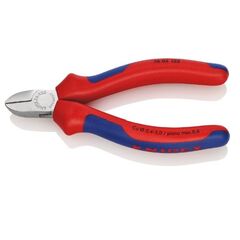  Seitenschneider für Elektromechaniker KNIPEX 76 05 125 Seitenschneider für Elektromechaniker mit Mehrkomponenten-Hüllen verchromt 125 mm 12380550