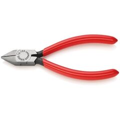  Seitenschneider für Elektromechaniker KNIPEX 76 81 125 Seitenschneider für Elektromechaniker mit Kunststoff überzogen schwarz atramentiert 125 mm 12380551
