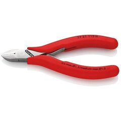  Elektronik-Seitenschneider mit durchgestecktem Gelenk KNIPEX 77 21 115 N Elektronik-Seitenschneider mit durchgestecktem Gelenk mit Kunststoff überzogen 115 mm 12380569