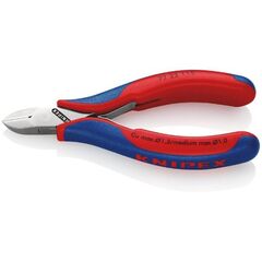  Elektronik-Seitenschneider mit durchgestecktem Gelenk KNIPEX 77 22 115 Elektronik-Seitenschneider mit Mehrkomponenten-Hüllen 115 mm 12380564