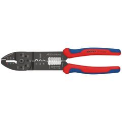  Crimpzangen Crimpzangen KNIPEX 97 32 240 Crimpzange mit Mehrkomponenten-Hüllen schwarz lackiert 240 mm 12380639