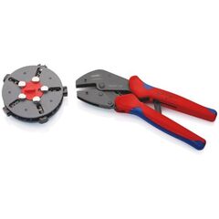  KNIPEX MultiCrimp® Crimpzangen mit Wechselmagazin KNIPEX 97 33 02 MultiCrimp® Crimpzange mit Wechselmagazin mit Mehrkomponenten-Hüllen brüniert 250 mm 12380630