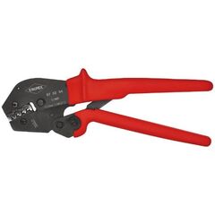  Crimpzangen auch für Zweihandbedienung KNIPEX 97 52 04 Crimpzange auch für Zweihandbedienung mit rutschhemmenden Kunststoff-Hüllen brüniert 250 mm 12380733