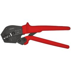  Crimpzangen auch für Zweihandbedienung KNIPEX 97 52 09 SB Crimpzange auch für Zweihandbedienung mit rutschhemmenden Kunststoff-Hüllen brüniert 250 mm 12380736