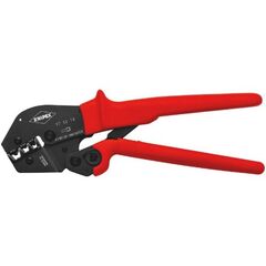  Crimpzangen auch für Zweihandbedienung KNIPEX 97 52 18 Crimpzange auch für Zweihandbedienung mit rutschhemmendem Kunststoff überzogen brüniert 250 mm 12380738