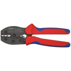  KNIPEX PreciForce® Crimpzangen KNIPEX 97 52 36 SB PreciForce® Crimpzange mit Mehrkomponenten-Hüllen brüniert 220 mm 12380750