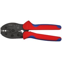  KNIPEX PreciForce® Crimpzangen KNIPEX 97 52 50 SB PreciForce® Crimpzange mit Mehrkomponenten-Hüllen brüniert 220 mm 12380747