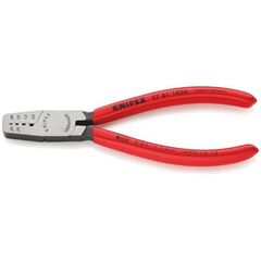  Crimpzangen für Aderendhülsen mit Trapez-Crimp KNIPEX 97 61 145 A SB Crimpzange für Aderendhülsen mit Kunststoff überzogen 145 mm 12380637